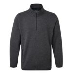 238 - FORT EASTON PULLOVER-Zip Fleece  hard-wearing knitted marl. - Image 2