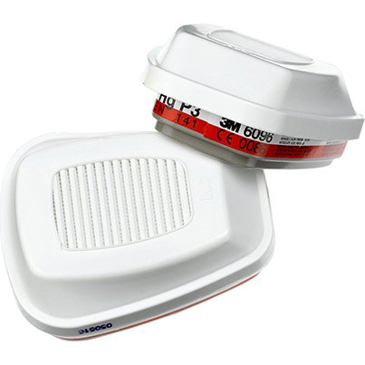 3M 6096 AE1HgP3 R Combination Gas Filters (Pair)