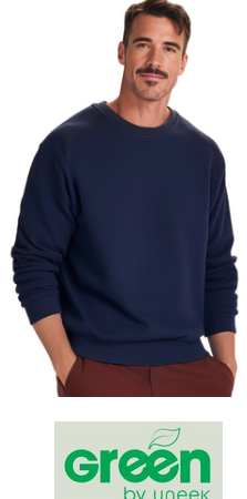 GR21 Red Eco Sweatshirt Super Soft Recycled Luxurious Feel Fabric 300GSM