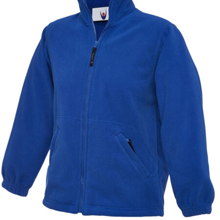 UC603 Childrens Full Zip Micro Fleece Jacket 300gsm - Image 3