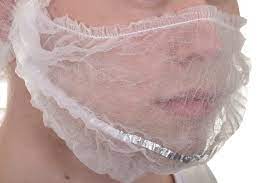 31109-NWBS- Detectable Non Woven Beard Snood Pleated (1000)