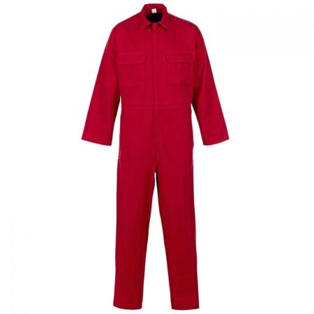 Weld-Tex® FR Basic ORANGE 320g flame retardant 100% cotton drill Coverall  A1+A2 B1 C1 F1 - Image 4