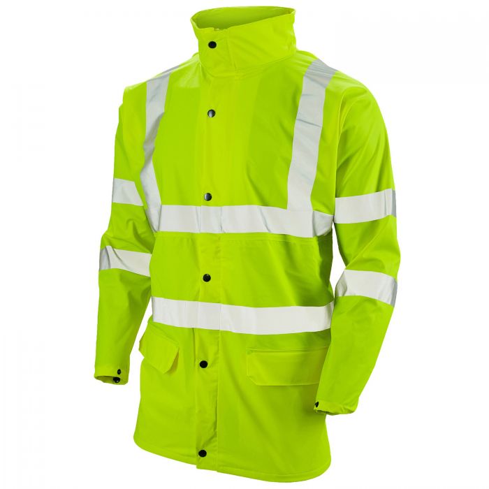 Stormflex Hi Vis PU Jacket & Matching Trousers  Extremely lightweight, flexible fabric, greater levels of comfort than 300D Oxford PU fabric - Image 4