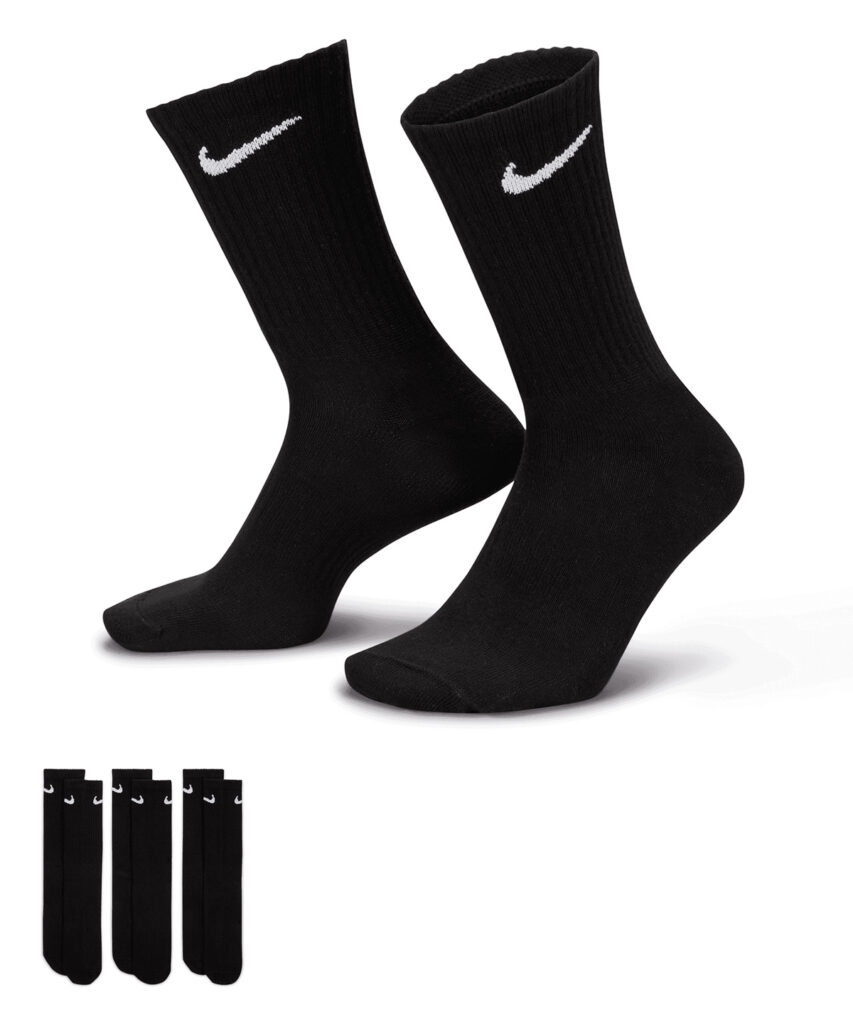 Nike Everyday Lightweight Crew Socks (3 Pairs) SX7676