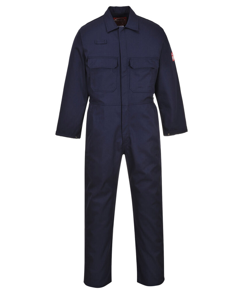 BIZ1™ flame-resistant coverall EN ISO 11612 A1+A2, B1, C1, E2, F1 EN ISO 11611 Class 1 A1+A2