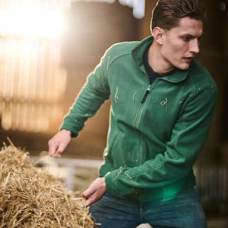 Regatta TRF532 Thor III Men's Interactive Fleece-280 series anti-pill symmetry fleece with fleece cuffs. 2 zipped lower pockets. Interactive.