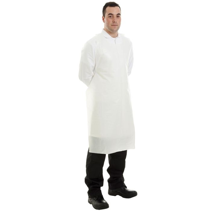Heavy Duty 50 Micron Apron, (500 per case) On A Roll