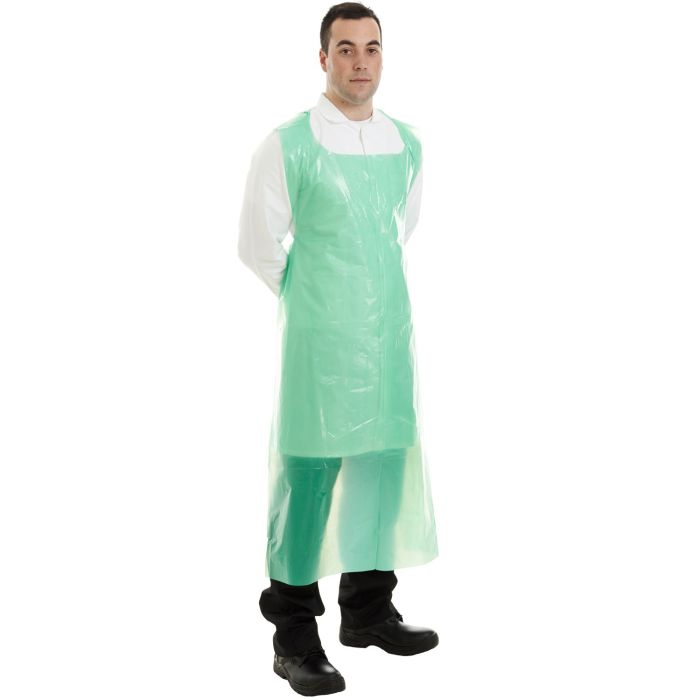 Heavy Duty 50 Micron Apron, (500 per case) On A Roll