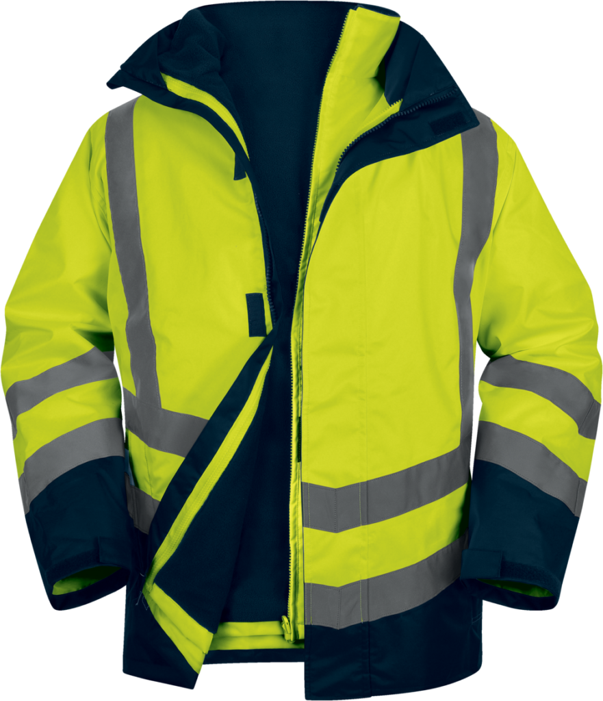 OPTIMUM3 Waterproof and warm 5-in-1 parka with removable jacket Orange