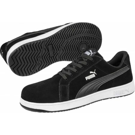 PUMA SAFETY ICONIC SUEDE BLACK LOW S1PL ESD FO HRO SR
