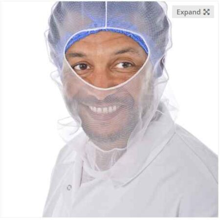 12074 Balaclava Hood, Eyeslit, Elasticated Neck Pack of 10