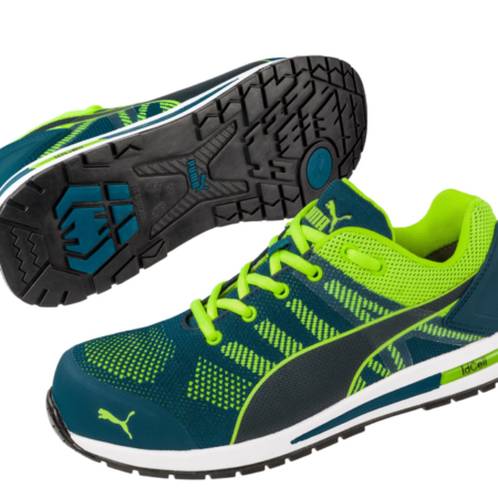 PUMA SAFETY ELEVATE KNIT GREEN LOW S1P ESD HRO SRC