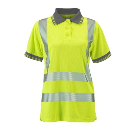 L30241 Savannah - Ladies Hi Vis Polo Yellow