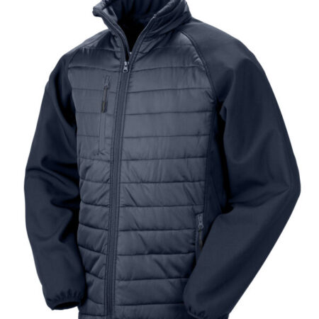 Result R237X Compass-Colour trim, softshell with on-trend padding for extra warmth. It is showerproof, breathable, and windproof. - Image 5