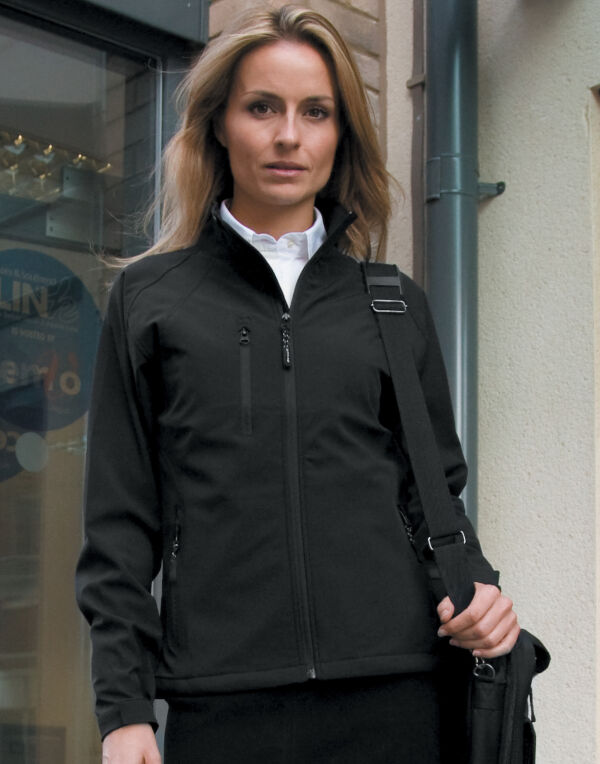 R128M Men's & R128F Women's Ultra Smart Base Layer Softshell Jacket-Crafted for a shapely fit - Image 2