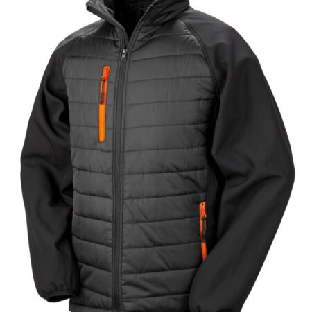 Result R237X Compass-Colour trim, softshell with on-trend padding for extra warmth. It is showerproof, breathable, and windproof. - Image 10