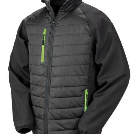 Result R237X Compass-Colour trim, softshell with on-trend padding for extra warmth. It is showerproof, breathable, and windproof. - Image 11