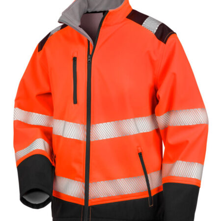 R476X Result Ripstop Safety Softshell 3-layer,  durable water-repellent finish. Breathable. Windproof - Image 2