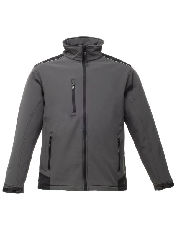 Regatta Sandstorm Ripstop Softshell-Hardwearing warm-backed woven stretch ripstop softshell fabric