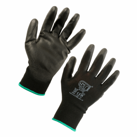 Supertouch PU Fixer Precision Gloves Black PU Glove Code 28771 PU coating for extra grip, Ideal for precision tasks 36p/pair sold in pairs