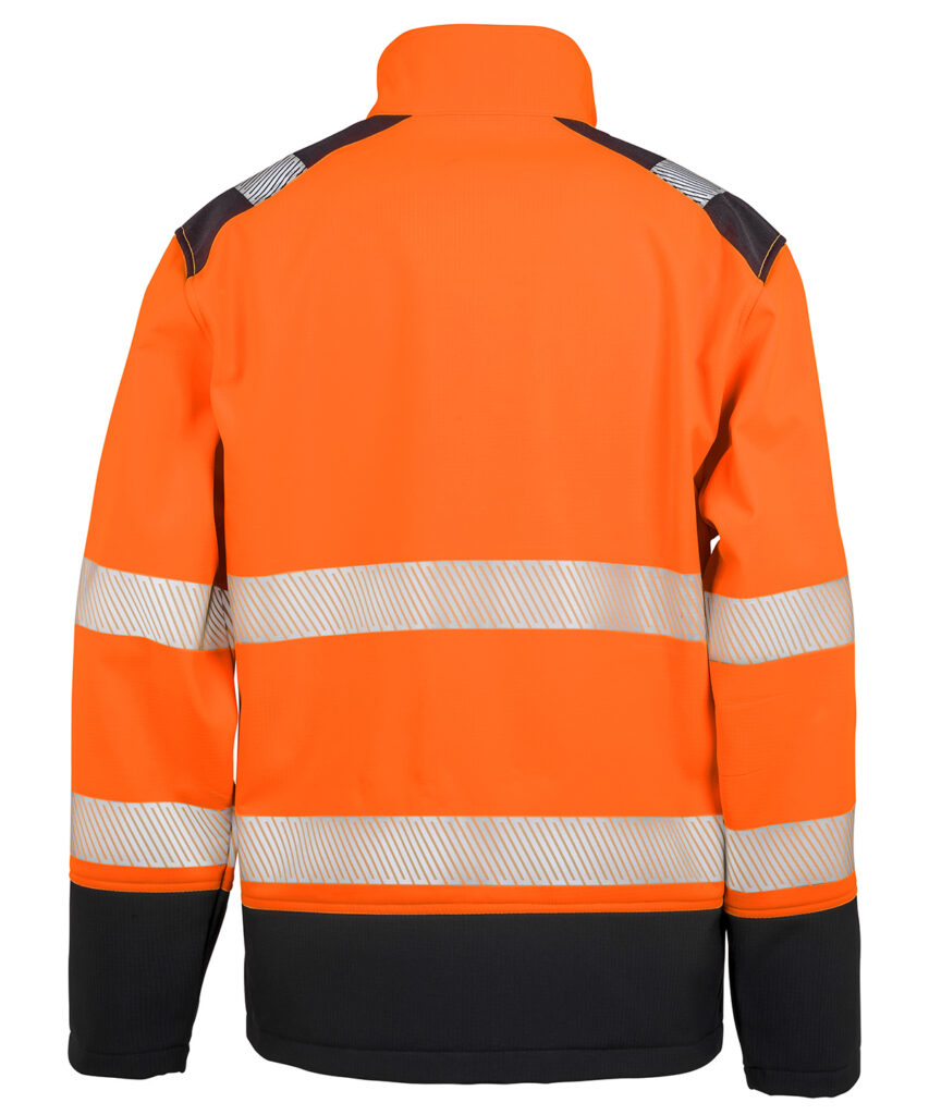 R476X Result Ripstop Safety Softshell 3-layer, durable water-repellent finish. Breathable. Windproof