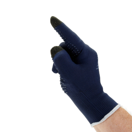 05111 Dotted Palm Touchscreen Grocer Glove - Navy - Image 2