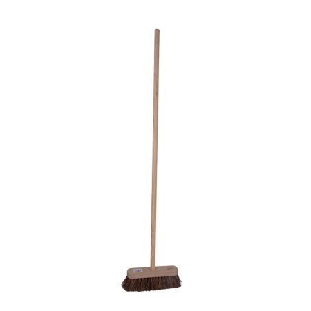 102863 10" Wooden Broom Stiff Bristles & 47" Handle