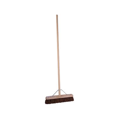 102878 18" Platform Broom Stiff, Metal Stay & 55" Handle