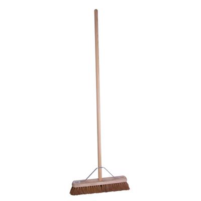 102882 18" Platform Broom Soft, Metal Stay & 55" Handle