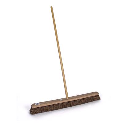102892 36" Platform Broom Stiff Bristles & 55" Handle