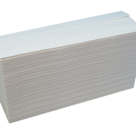 Katrin One Stop L3 Plus Luxury 3Ply White Hand Towels (Case 2250) 61563 - Image 2