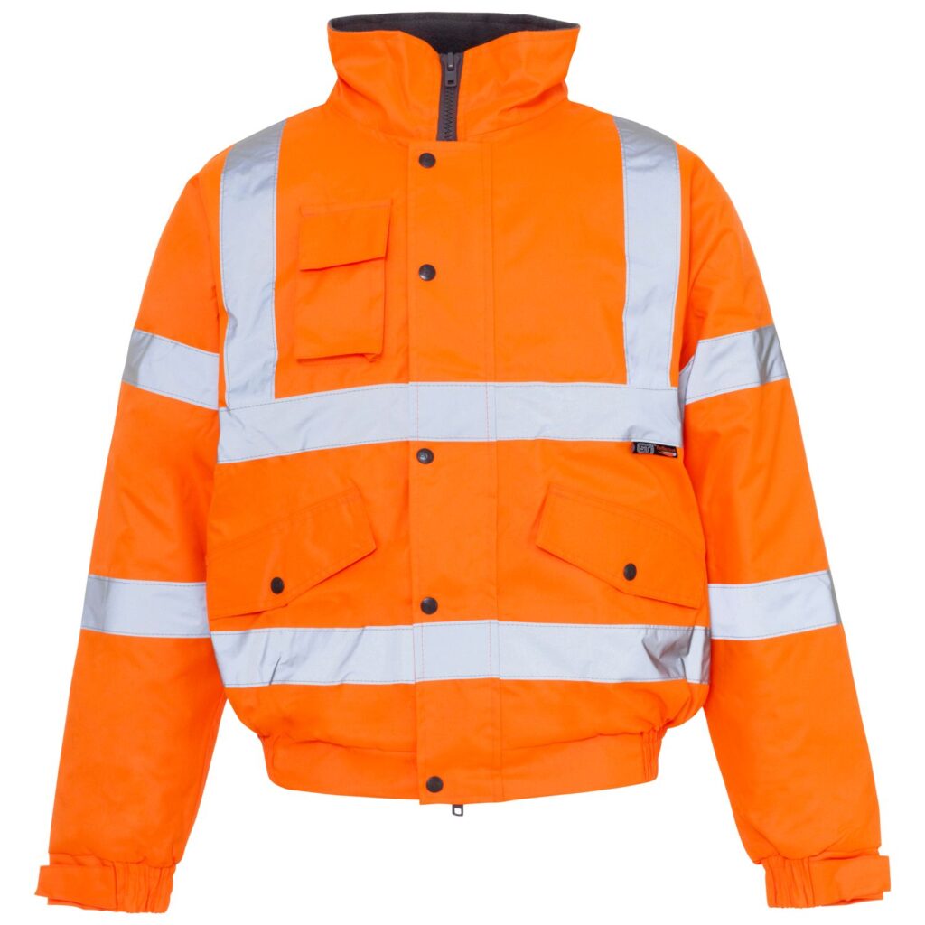 Promo Hi Vis Orange Bomber Jacket