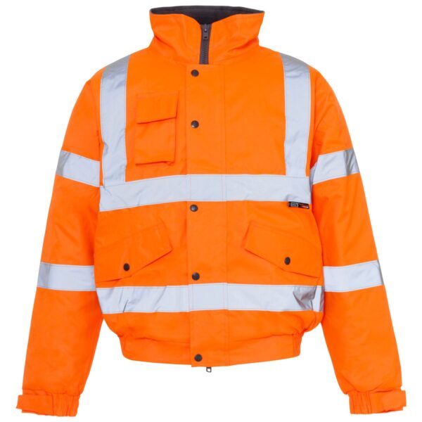 Promo Hi Vis Orange Bomber Jacket