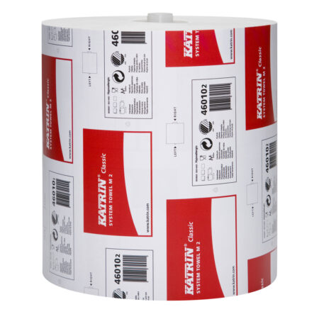 Katrin Towel Roll White 2Ply (6 x 160M Rolls) 460102