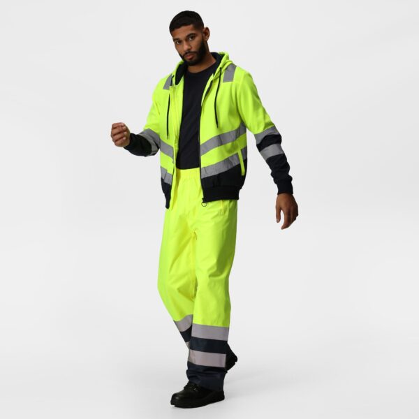 TRW505 Regatta Hi-vis pro Waterproof and breathable Isotex 10000 overtrousers