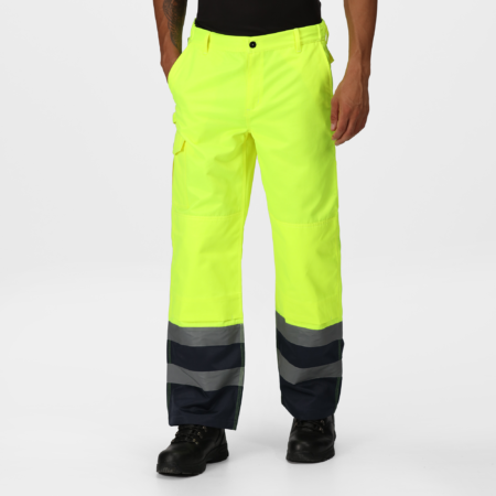 TRJ524R Regatta Pro hi-vis cargo trousers,  packed with pockets, hard-wearing - Image 8