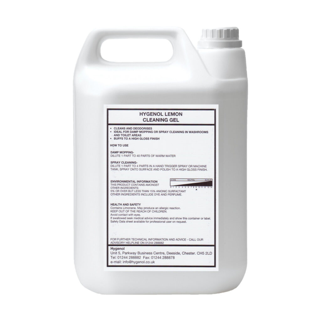 Lemon Floor Cleaning Gel 5 Litre