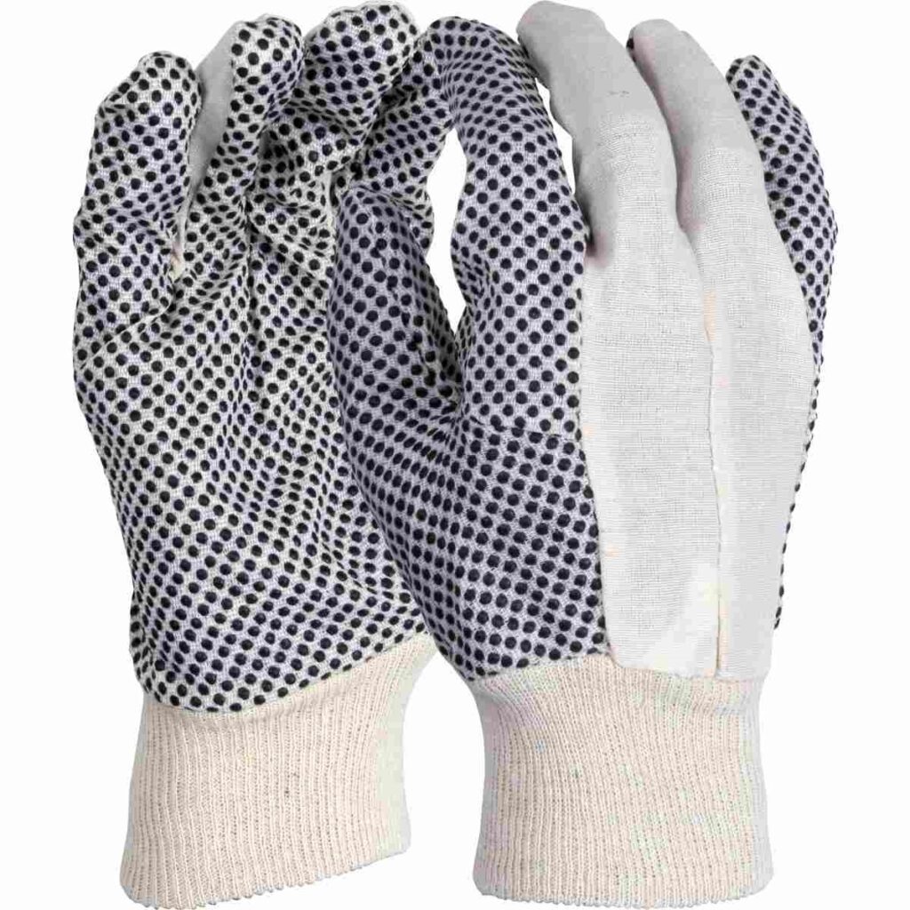 CDPDM - 8OZ COTTON DRILL WITH DOTTED GRIP Mens Size Large