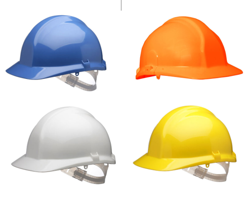 Centurion 1125 Classic Full Peak S03 Slip Ratchet Non Vented Helmet Blue, Orange, White, Yellow