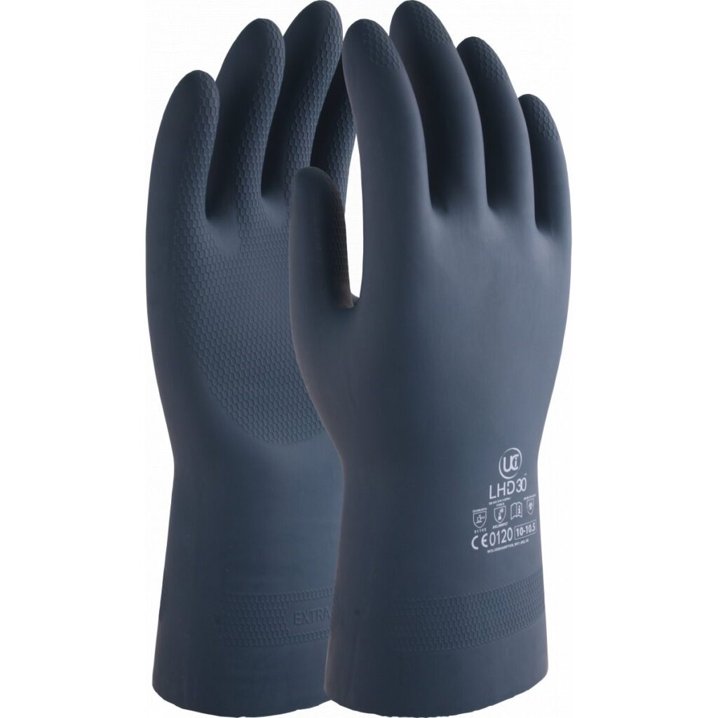 LHD30 13" Medium-Weight Black Chemical Resistant Gauntlet NEW SKU: AVFGG TO LHD30