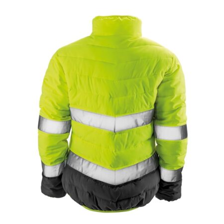 R325F Result  Women's soft padded safety jacket, Lightweight luxe: high visibility soft padded comfort. - Image 2