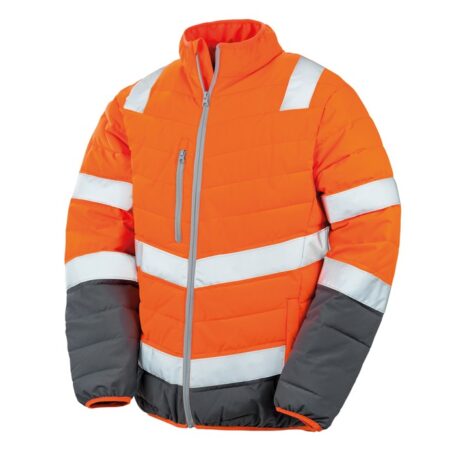 R325M Result Soft padded safety jacket, Super soft feel: lightweight and warm