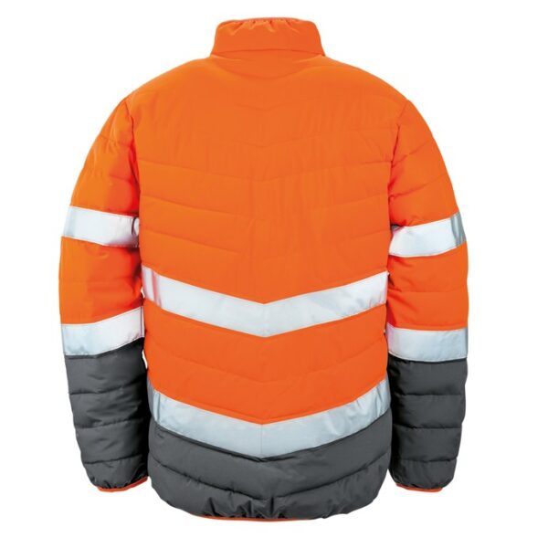 R325M Result Soft padded safety jacket, Super soft feel: lightweight and warm