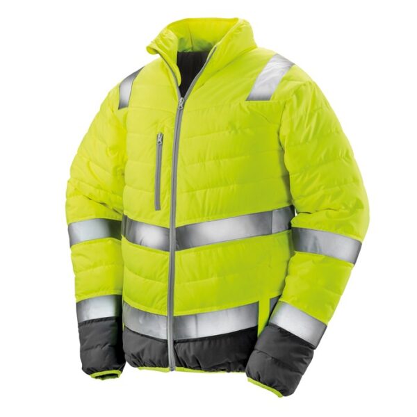 R325M Result Soft padded safety jacket, Super soft feel: lightweight and warm
