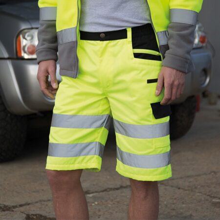 R328X ResultSafety cargo shorts EN20471 Class 2 safety short.