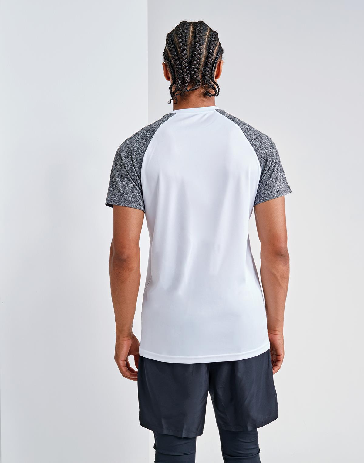 TR018-singleR TriDriĀ® contrast sleeve performance t-shirt, lightweight, sweat-wicking fabric - Image 3