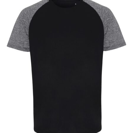 TR018-singleR TriDri® contrast sleeve performance t-shirt, lightweight, sweat-wicking fabric - Image 4