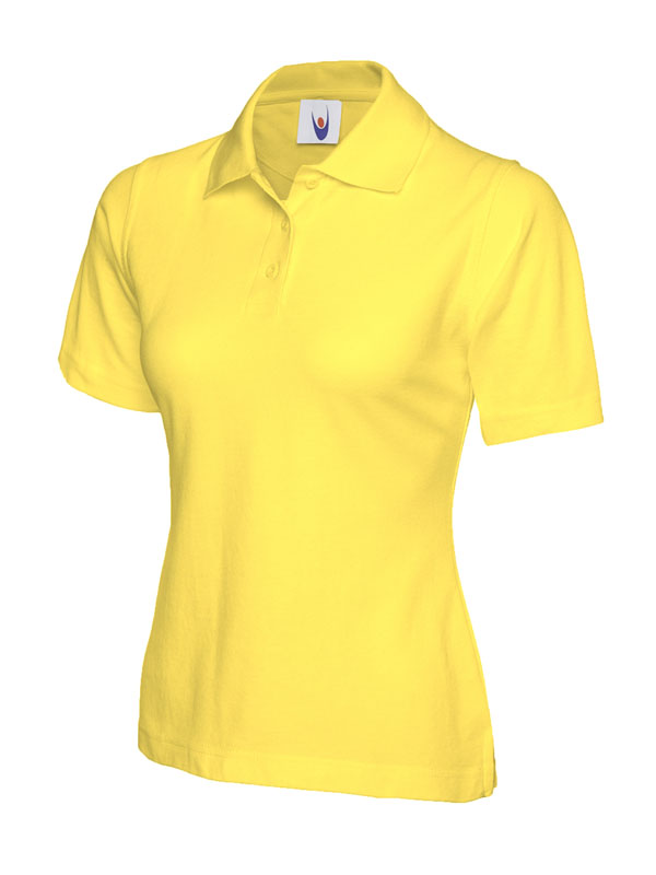 UC106 Ladies Classic Poloshirt 50% Polyester 50% Cotton, 220gsm - Image 2