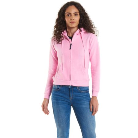 UC505 Ladies Classic Full Zip Hooded Sweatshirt 50% Polyester 50% Cotton 300GSM