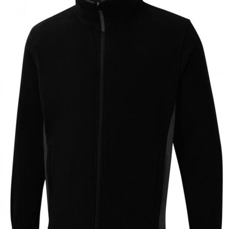 UC617 Unisex Two Tone Full Zip Fleece Jacket 280GSM - Image 2